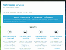 Tablet Screenshot of alchimedias.com